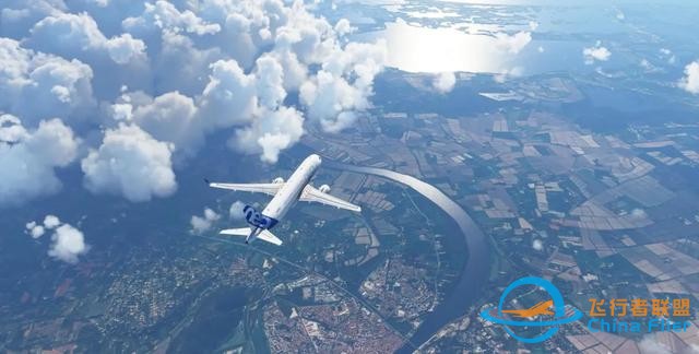 《微軟模擬飛行：2020》萬(wàn)米高空，一覽無(wú)余，腳下就是你家-5268