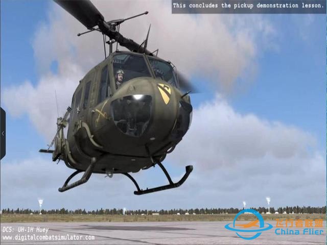 最真實的游戲 DCSWorld UH-1H休伊直升機 訓練 接載示范 中文注釋-8064