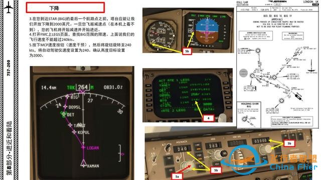 XP11 FF 波音757 中文指南 8.3下降標準程序-9629