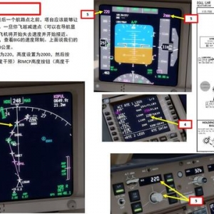 P3D PMDG 波音777客機 中文指南 8.3下降步驟