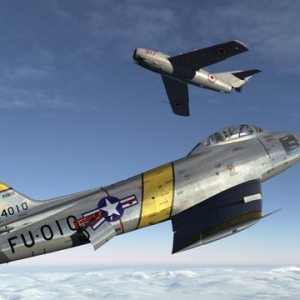DCS World:F-86F(佩刀)戰(zhàn)斗機(jī)精美圖集
