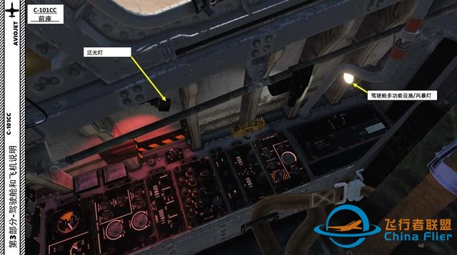 DCS C-101CC 教練機 中文指南 3.13頂篷手柄-6539