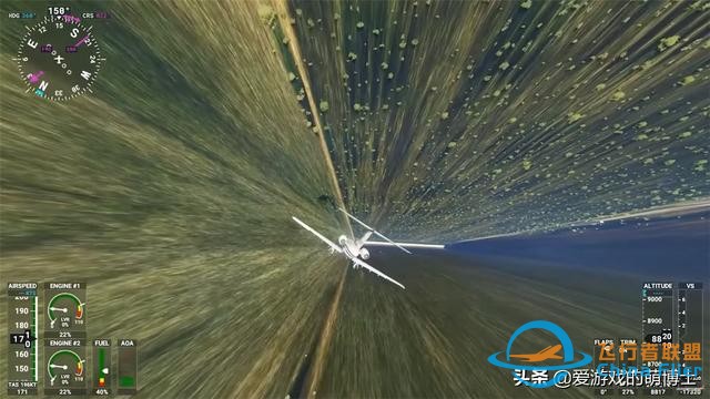 《微軟模擬飛行2020》游戲數據又出錯了，巴西出現異次元天坑-1891