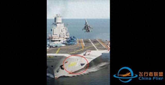 山東艦演練中有飛機墜毀？假的，實為游戲模擬俄戰機著陸航母畫面-7178
