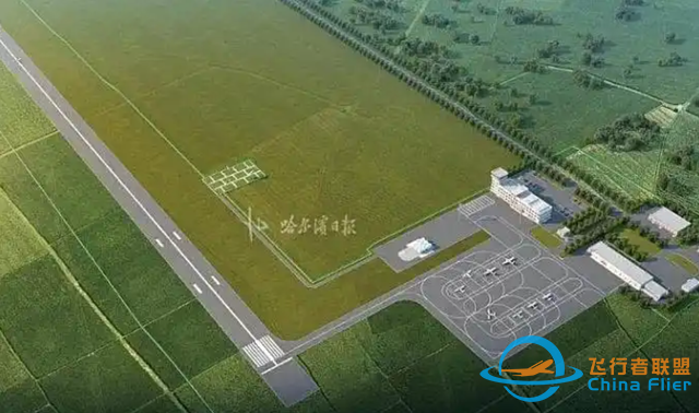 黑龍江在建的一座通用航空機場，總投資2億，計劃2026年投入運營-1541